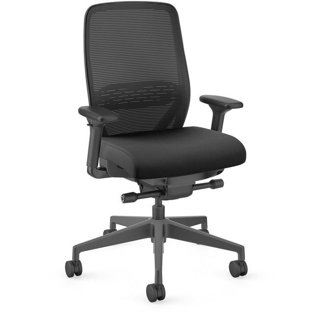 The HON Company Chair Task Adjarm Mshbk Black HONNR12SAMC10BT