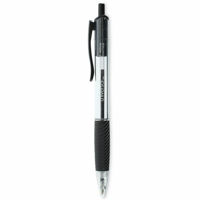 Universal Office Products Pen Ballpt 1.0MM 48/PK Black UNV15533