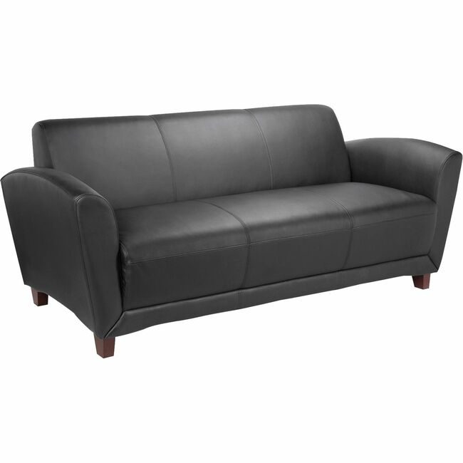 Lorell Sofa Recptn Bnded Black LLR68950