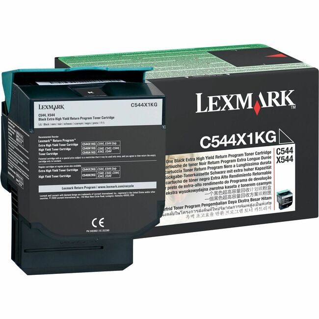 Lexmark International Crtdg Return Extra Hy Black LEXC544X1KG