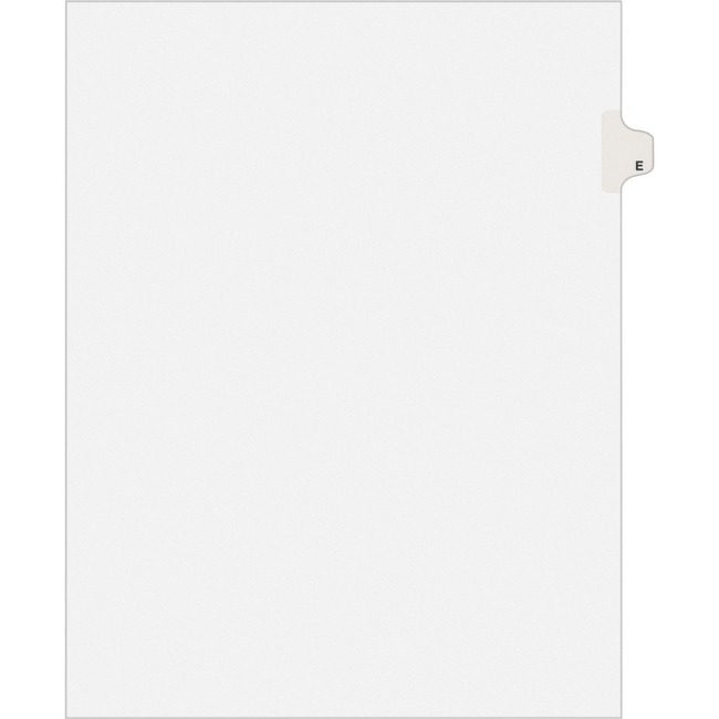 Avery Products Corporation Dividers Index Sidetab E AVE01405