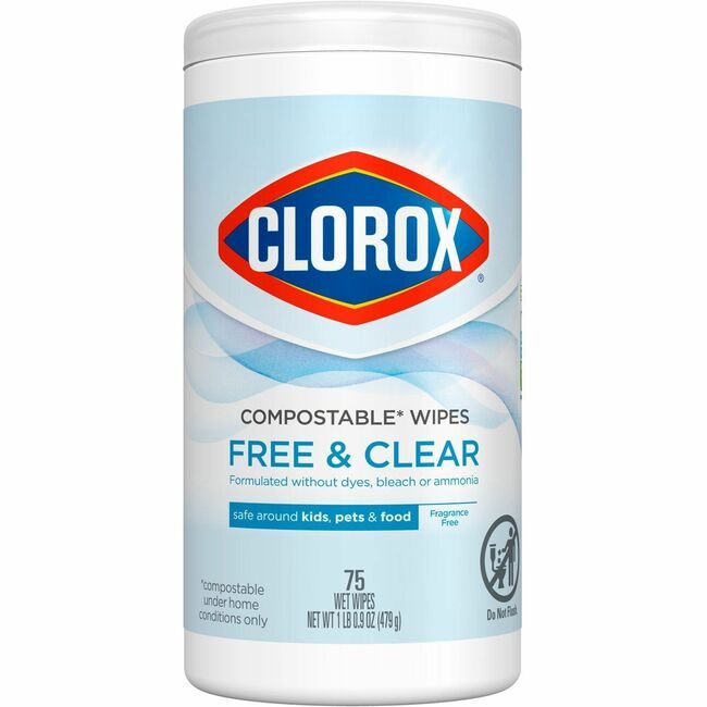 CloroxPro / Clorox The Clorox Company CloroxPro / Wipe Cmpstbl Ap Fre&Clr 75 CLO32486