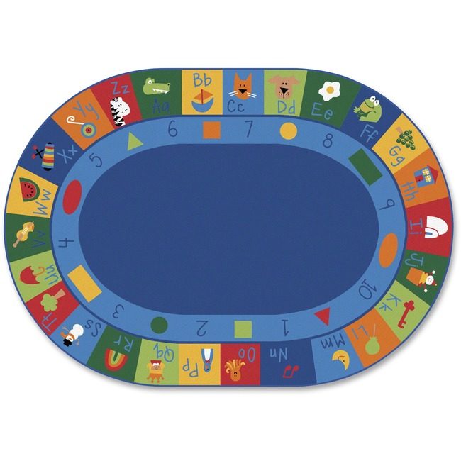 Carpets for Kids Rug Learn Blocks 69"X95" CPT7006