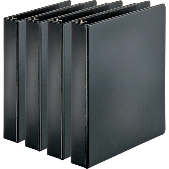 Business Source Binder Economy Rnd 1.5" Black BSN28552BD