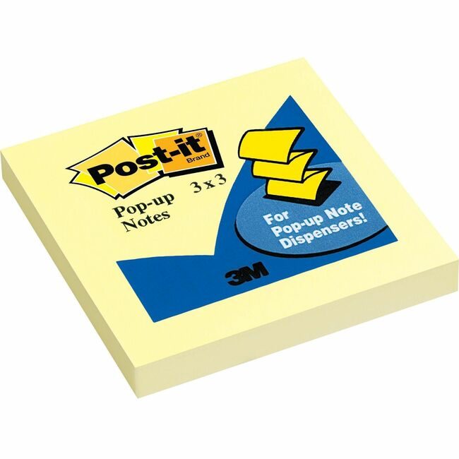 3M Company Note Popup 3X3 90SH Canary MMMR330-YW