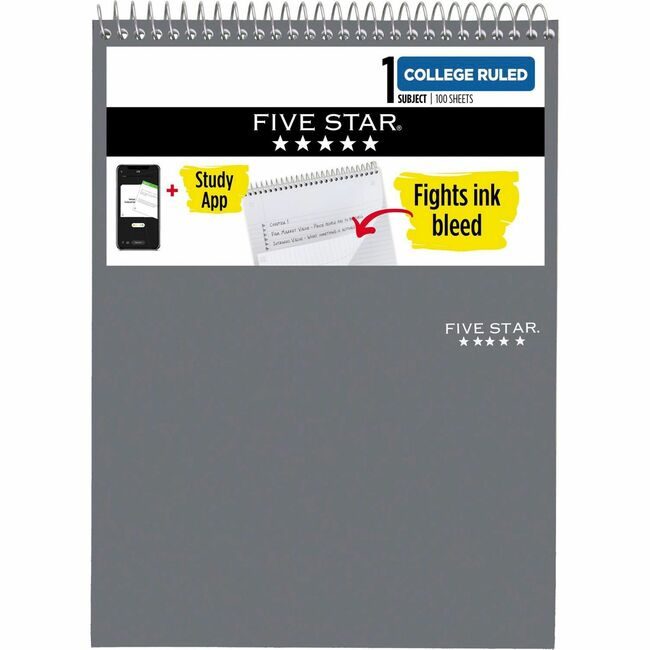 ACCO Brands Mead / Five Star Notepad Wrbd 5STR 1SBJ 00 Count MEA06182