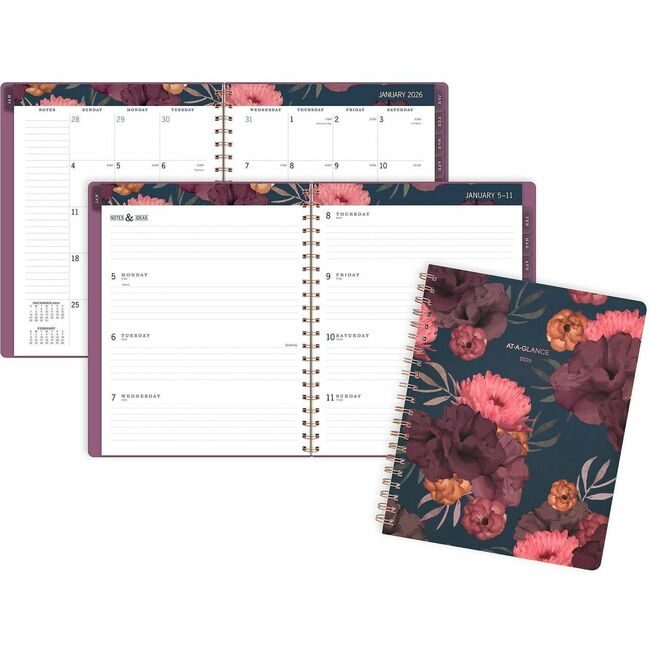 ACCO Brands AT-A-GLANCE Planner Dark Romance Large AAG5254905