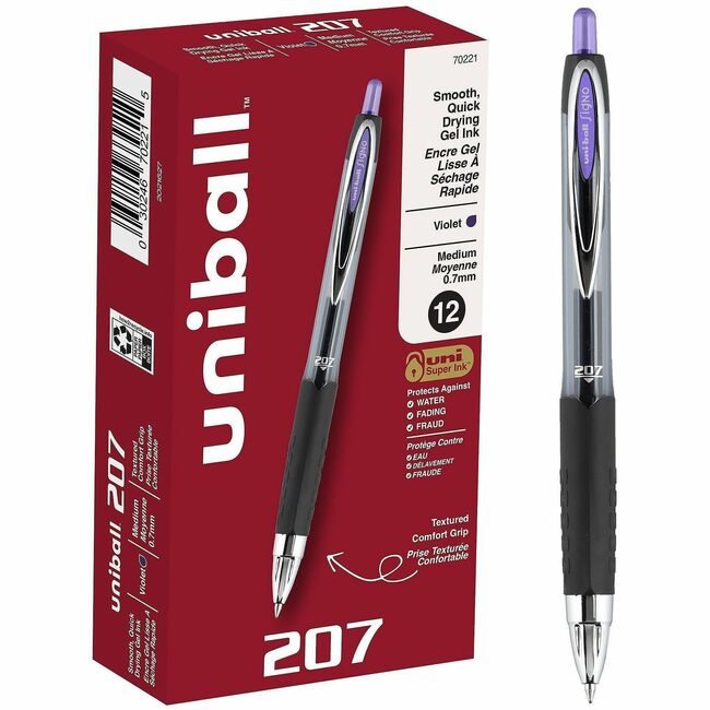 Mitsubishi Pencil Co. / uni-ball Pen Gel 207 Retrct 0.7MM Pe UBC70221