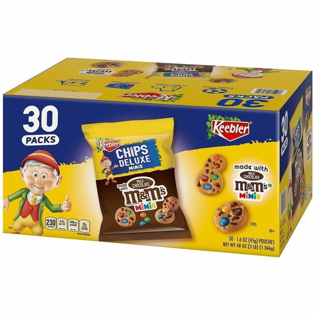 Varies / verify SKU SKU-LEVEL VERIFICATION REQUIRED Food Keeb M&M Cookies 30 Count GRR20900466
