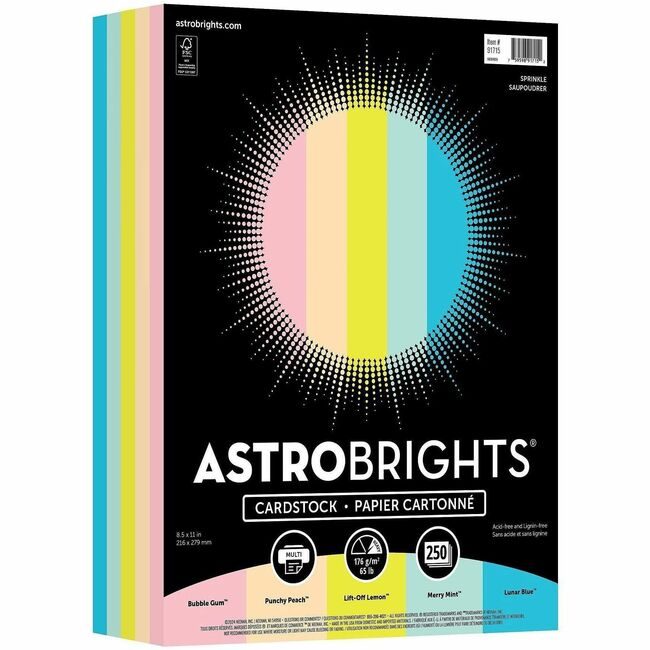 Neenah Paper, Inc. Astrobrights 65LB Astrobright WAU91715