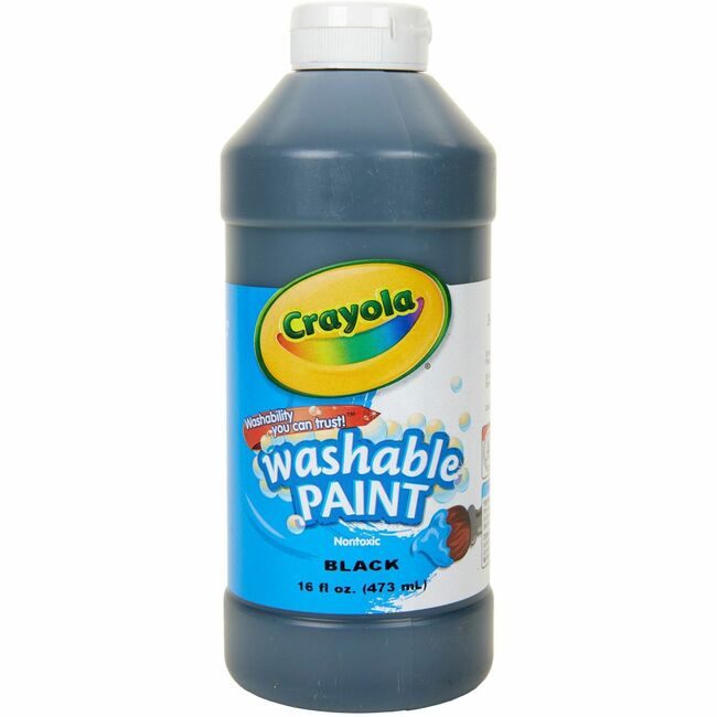 Crayola LLC Paint Wshble 16OZ Black CYO542016051