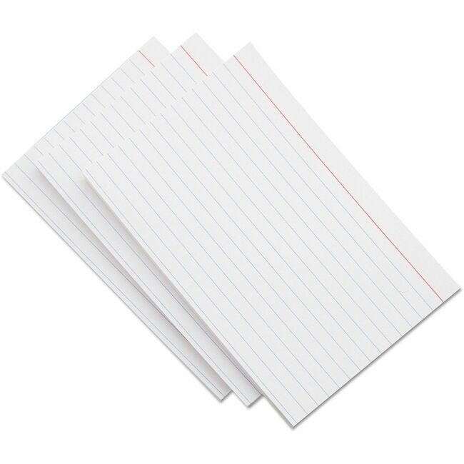 Universal Office Products Card Index Ruled 5X8 We UNV47250