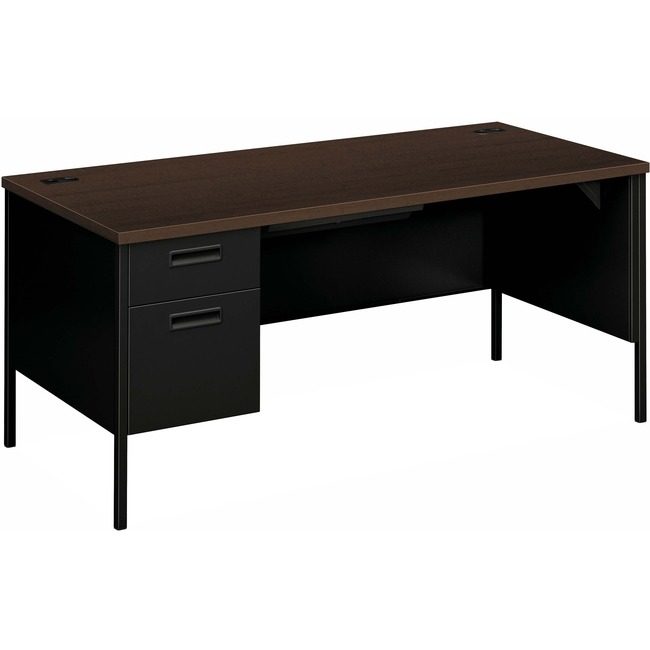 The HON Company Desk Snglped 66X30 Lf Mop HONP3266LMOP