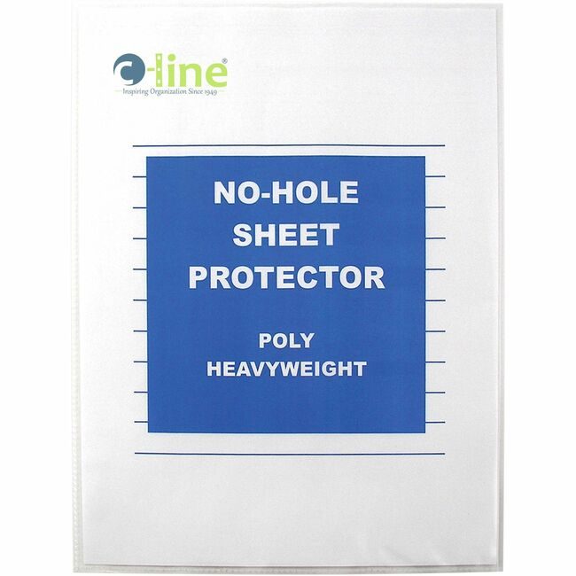 C-Line Products Protector Sheet No-Hole Clear CLI62907