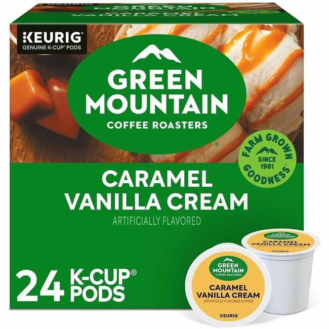 Keurig Dr Pepper / Green Mountain Coffee Roasters Kcup Caramelvanillacrm 24BX GMT6700