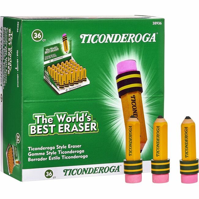 Dixon / Ticonderoga Dixon Ticonderoga Company / Eraser Pclshape 36 Count DIX38936