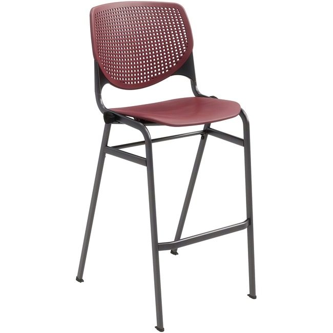 KFI Seating Barstool Stack Burgundy KFIBR2300BKP07