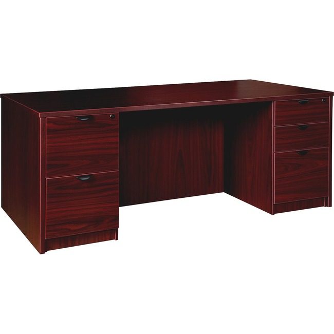 Lorell Desk Double Ped 36X72 My LLRPD3672DPMY