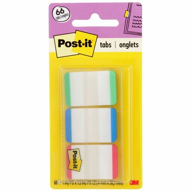 3M Company Tab File Post-It 1" Primary MMM686L-GBR