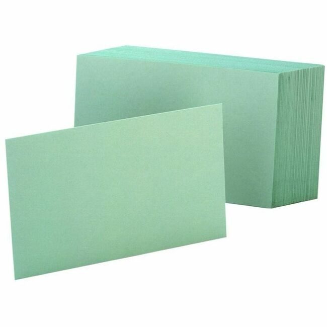 TOPS Products / ACCO legacy Oxford Card Index Plain 4X6 Green OXF7420GRE