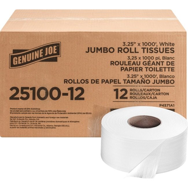 Genuine Joe Tissue Jmb 1000 White GJO2510012