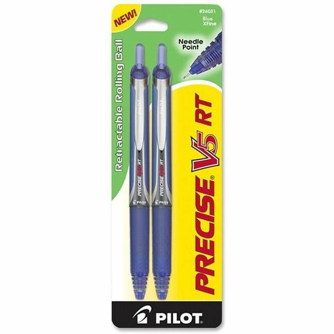 Pilot Corporation of America Pen Rollball Precise V5 2 Pack PIL26051
