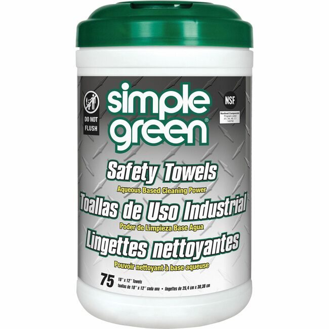 Sunshine Makers, Inc. Simple Green Towels Safety Multipurp We SMP13351