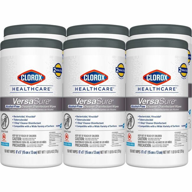 CloroxPro / Clorox The Clorox Company CloroxPro / Wipe Cxvs Dsnfctng 150 CLO31758CT