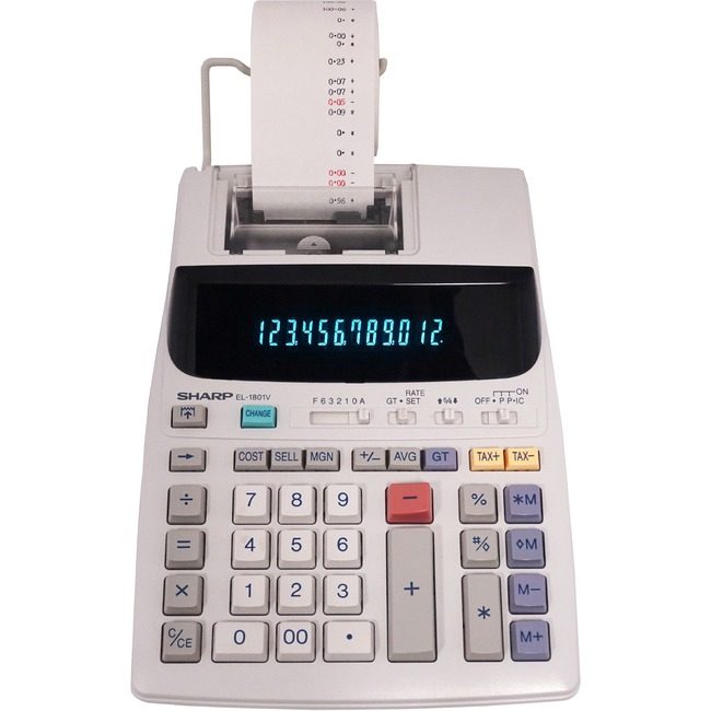 Sharp Electronics Calc Semidsktp 12DGT SHREL1801V