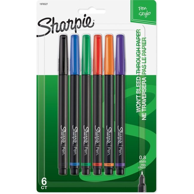 Sharpie / Expo / Prismacolor / Sanford Newell Brands / Sanford Sharpie / Expo / Prismacolor / Pen Fine Assorted 6 Pack SAN1976527