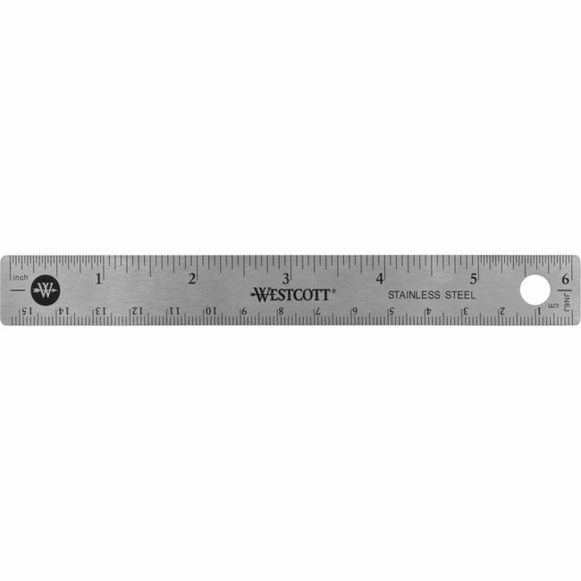 Westcott / Acme United Acme United Corporation Westcott / Ruler Stainless Steel 6" ACM10414BX