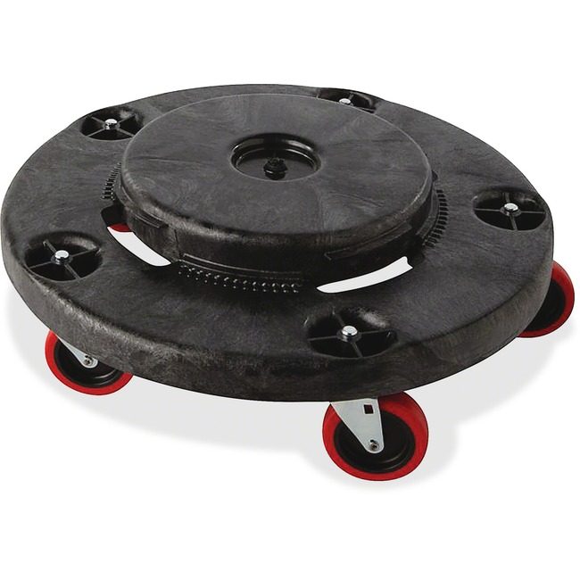 Rubbermaid Commercial Products Dolly Brute Quiet Black RCP264043BLACT
