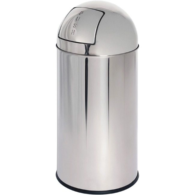 Genuine Joe Bin Push 12 GAL Stst GJO58885