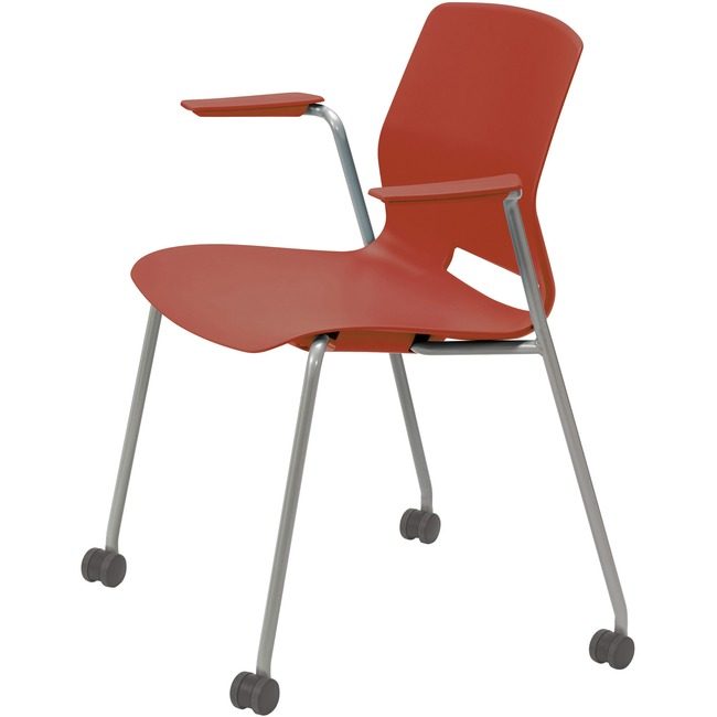 KFI Seating Chair 4LEG Arms&Casters Cly KFICS2701-P41