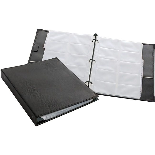 TOPS Products / Cardinal Brands Binder Business Card 1" Black CRD65361C20