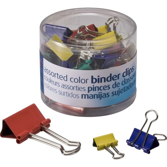 Officemate Clip Binder 30PC Assorted OIC31026