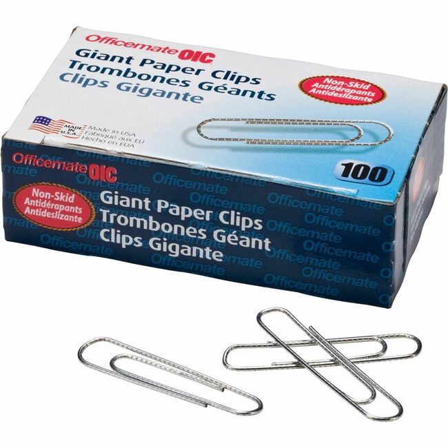 Officemate Clips Gem Giant Non-Skid OIC99915