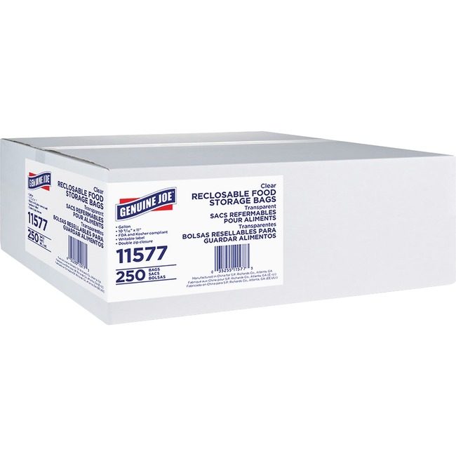 Genuine Joe Bag 1 GAL Reclosable GJO11577CT