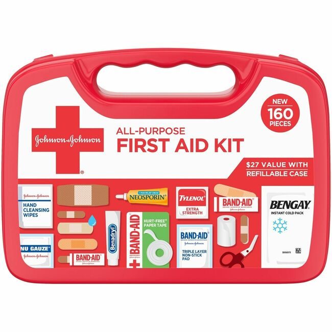 Kenvue / Johnson & consumer brands Aveeno / Neosporin / product-specific Kit First Aid 160 PIECE JOJ202045