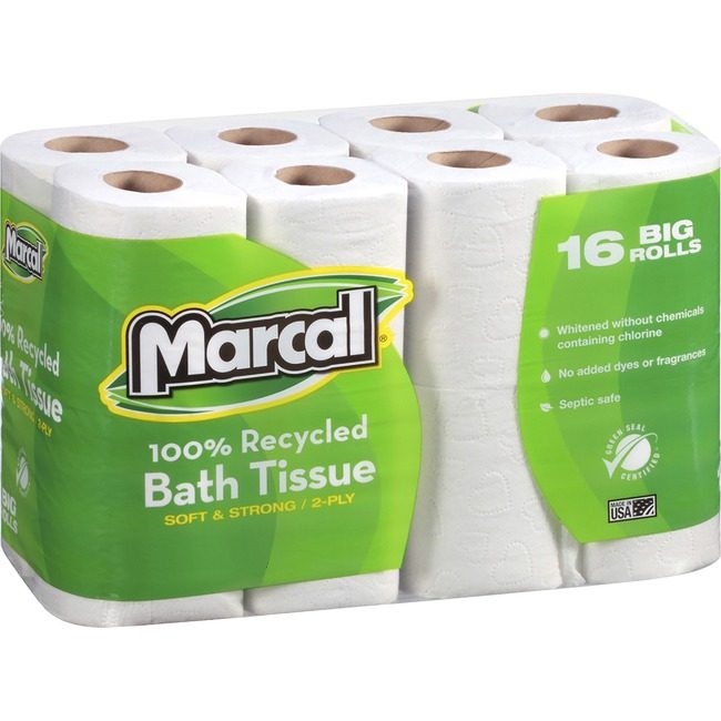 Marcal Pro Marcal Manufacturing, LLC Pro Tissue Bath 2-PLY 16 Pack We MRC16466