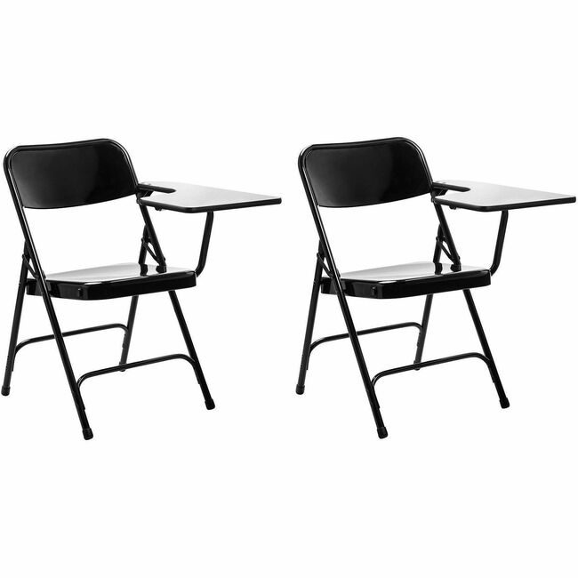 National Public Seating Chair Steel Tab Arm Lft Black NPS5210L