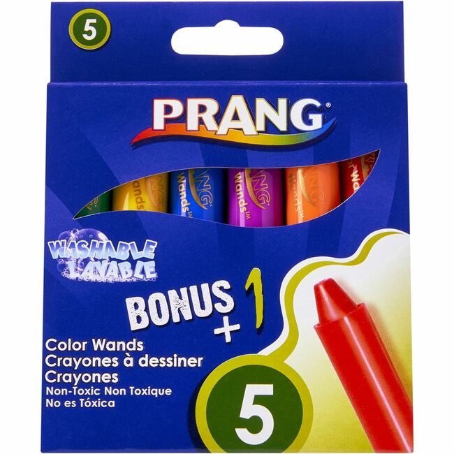 Dixon / Ticonderoga Dixon Ticonderoga Company / Crayon Clr Wand Wash 6 Count DIX47878