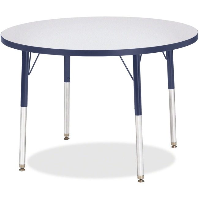 Jonti-Craft, Inc. Table Activity 36"RND Gy/Ny JNT6488JCA112