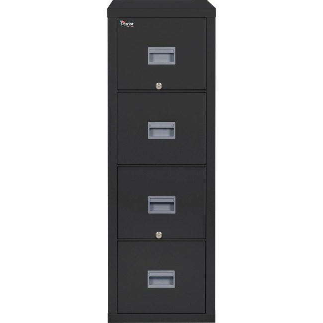 FireKing International File Fire 4DR Black 31" Lt/Lg FIR4P1831CBL