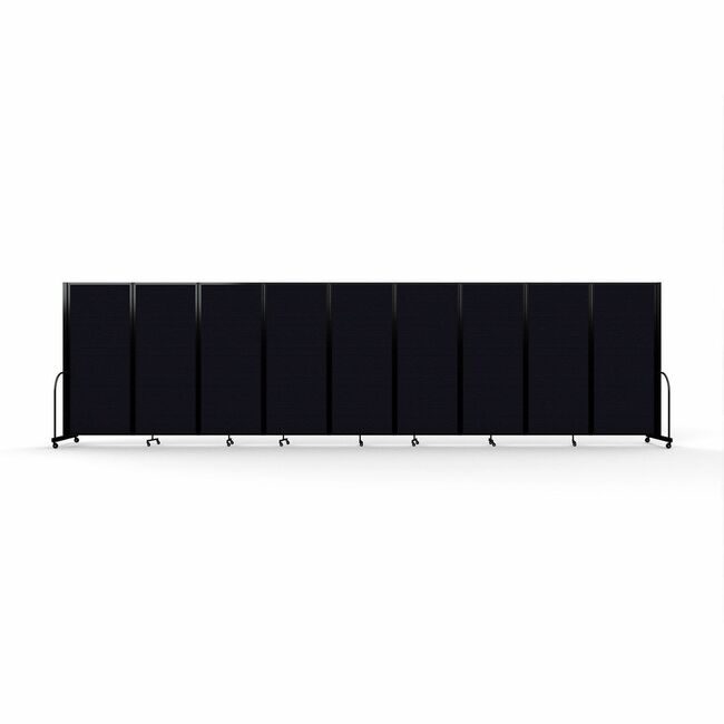 Screenflex Divider 610"HX251"W Black SCXFSH6109BDX