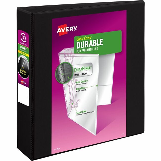 Avery Products Corporation Binder View Durbl 3" Black AVE17041