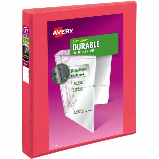 Avery Products Corporation Binder Duraview 1" Coral AVE17293