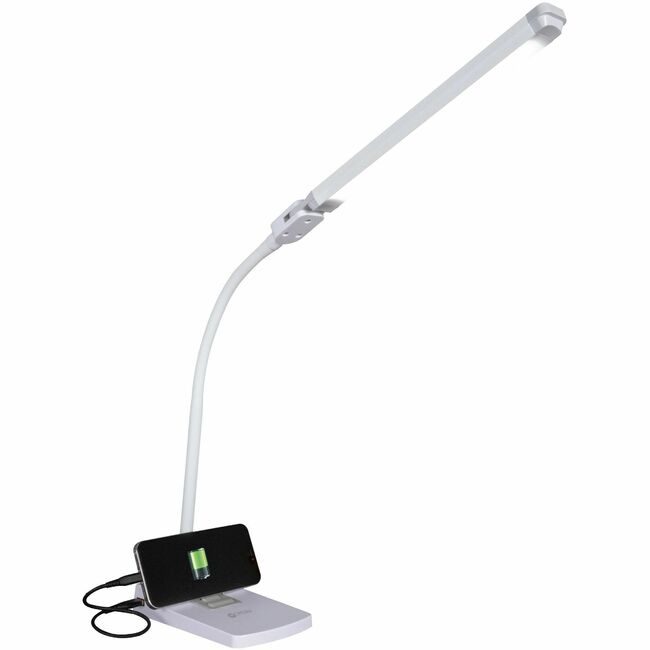 OttLite Lamp Swivel Led Dsk USB Wt OTTCSN0800W