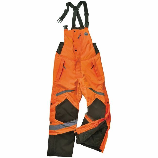 Ergodyne Bibs Insulated Orange XL EGO25635