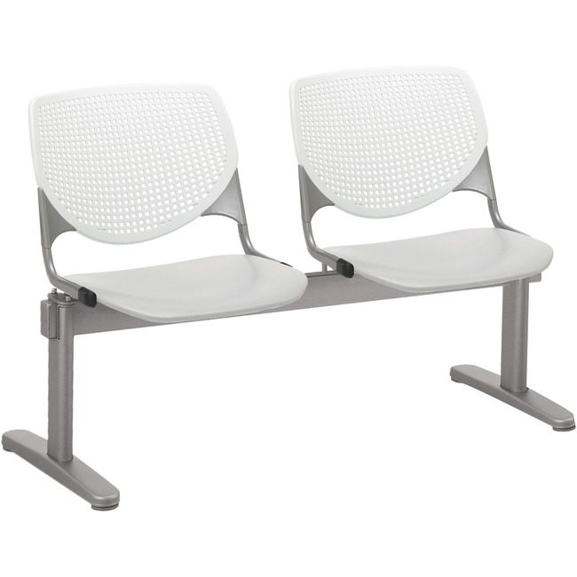 KFI Seating Beamseat 2SEAT White/Gray KFI2300BEAM2813